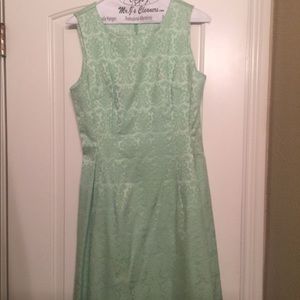 Mint green dress